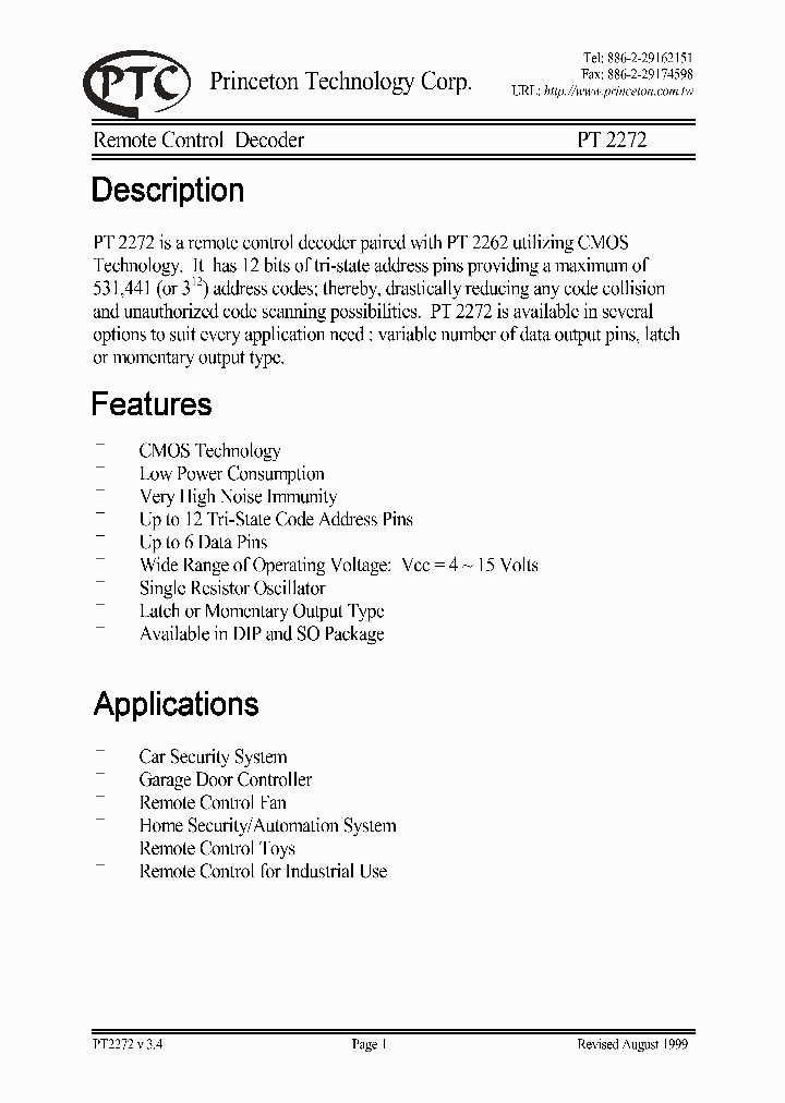 PT2272A-M5P_98554.PDF Datasheet