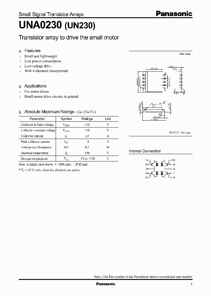 UNA0230_105473.PDF Datasheet