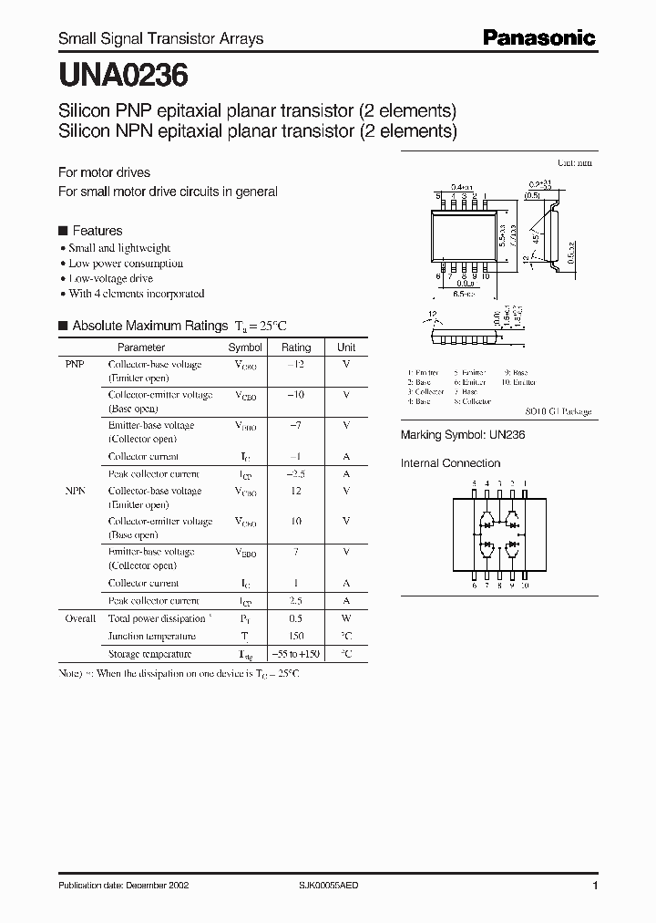 UNA0236_105478.PDF Datasheet
