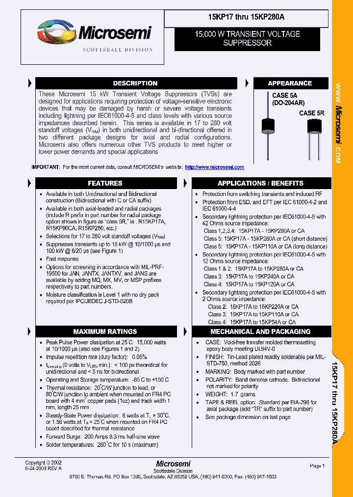 15KP280_106049.PDF Datasheet