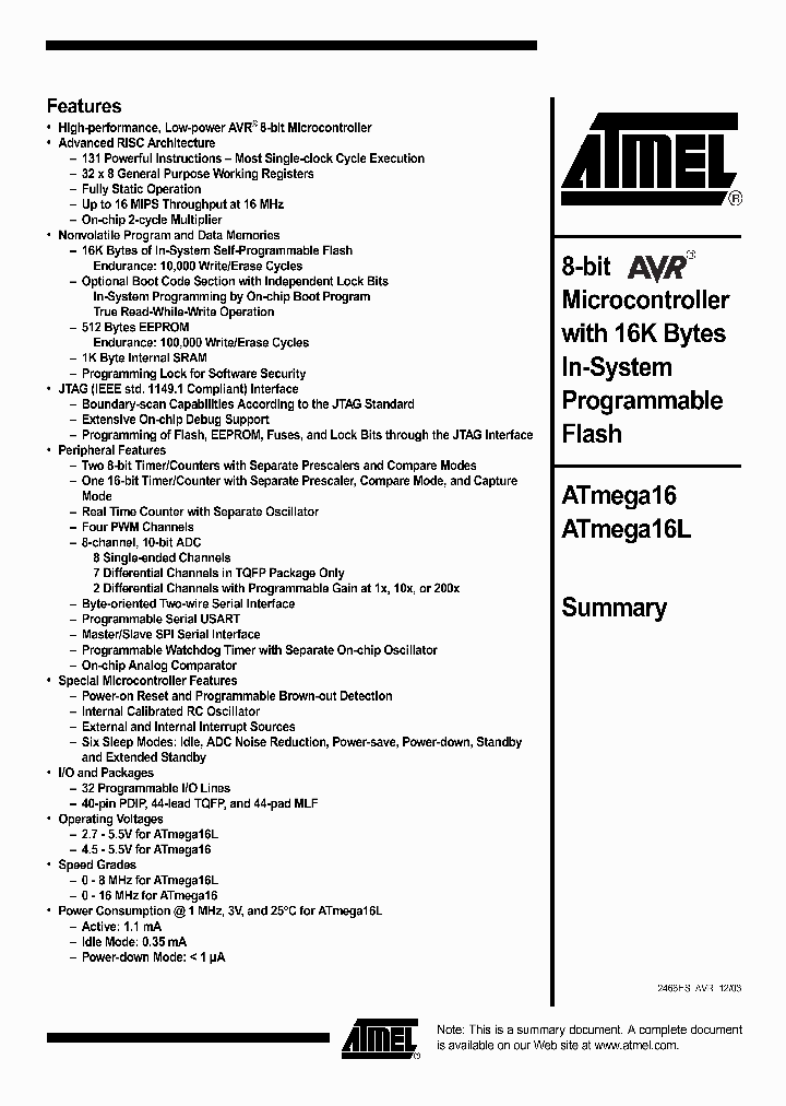 ATMEGA16_106221.PDF Datasheet