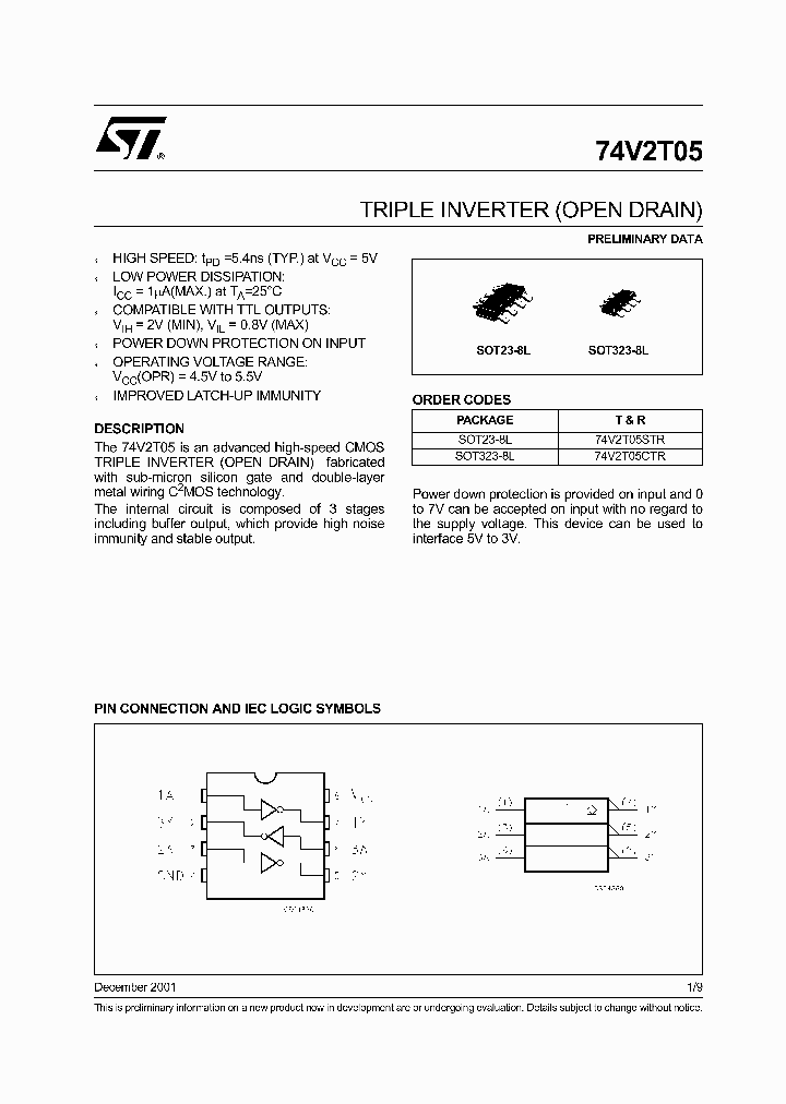 74V2T05CTR_106257.PDF Datasheet