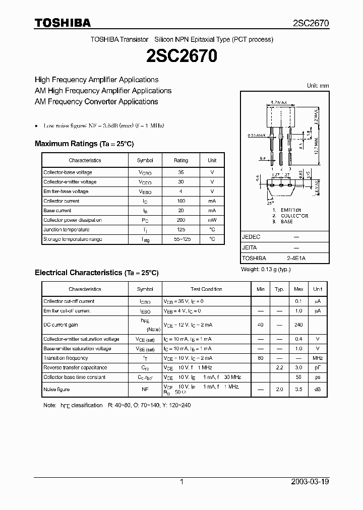 2SC2670_106776.PDF Datasheet