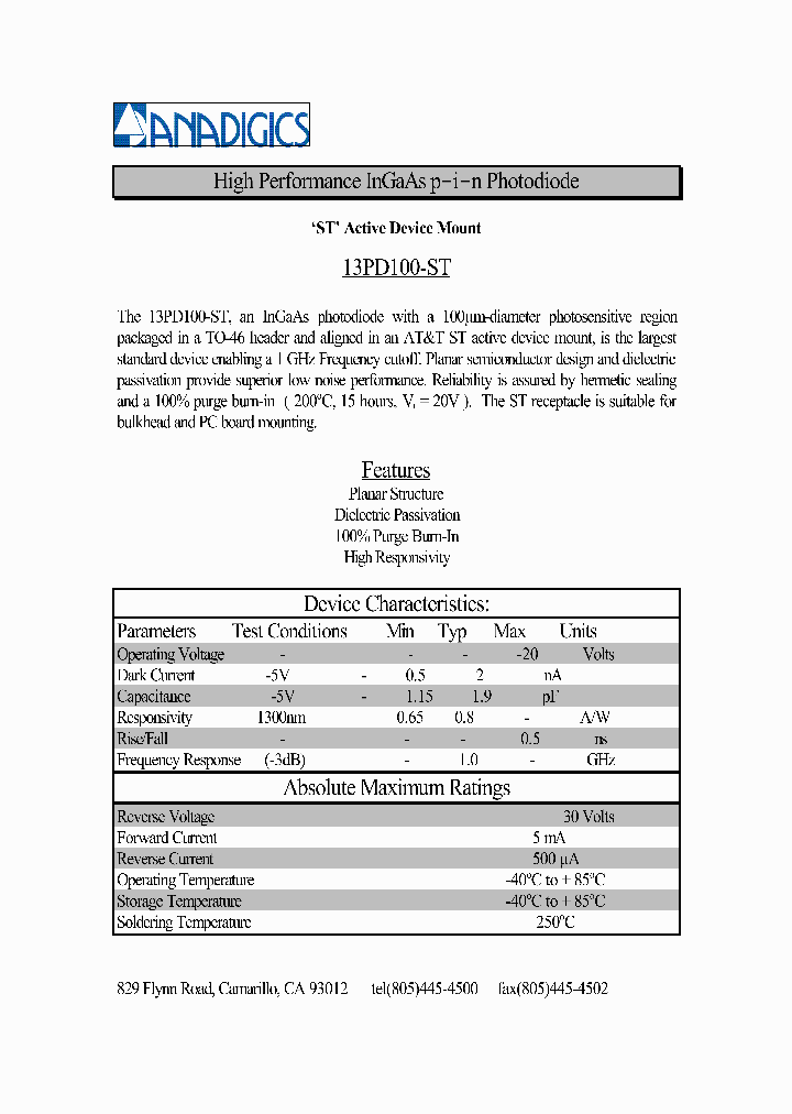 13PD100-ST_106808.PDF Datasheet