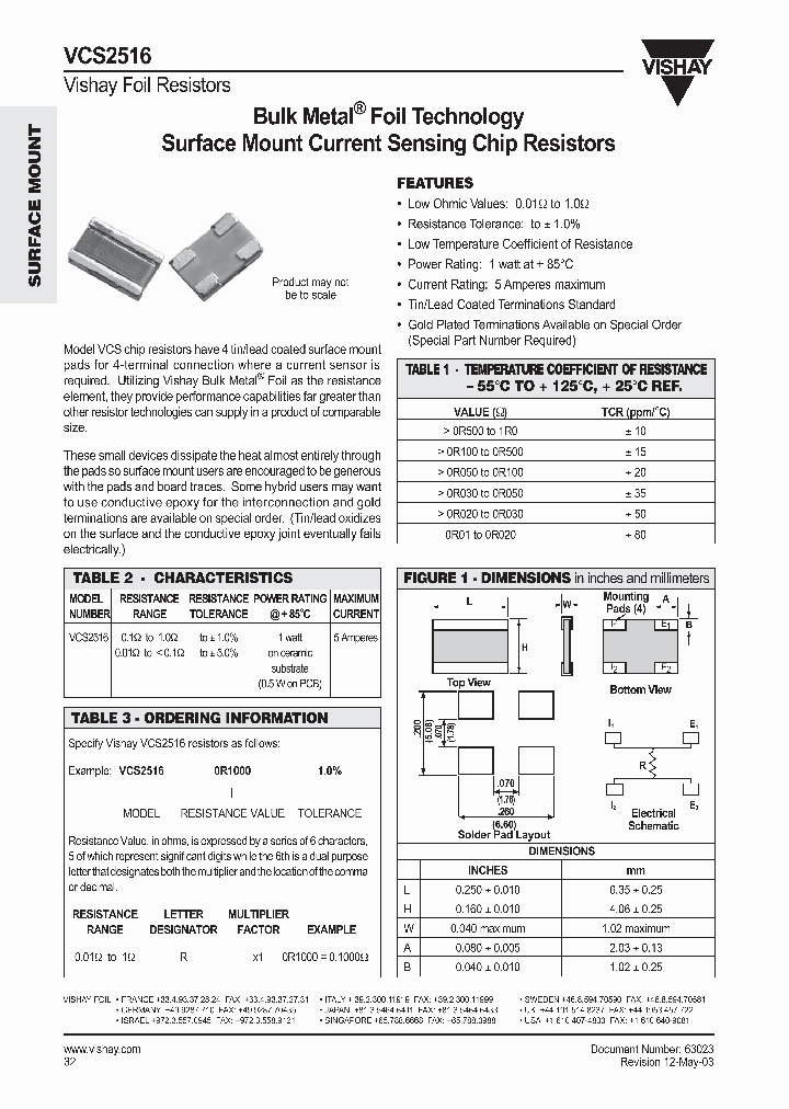 VCS2516_107418.PDF Datasheet