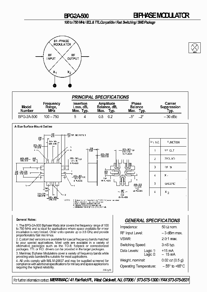 BPG-2A-500_111889.PDF Datasheet