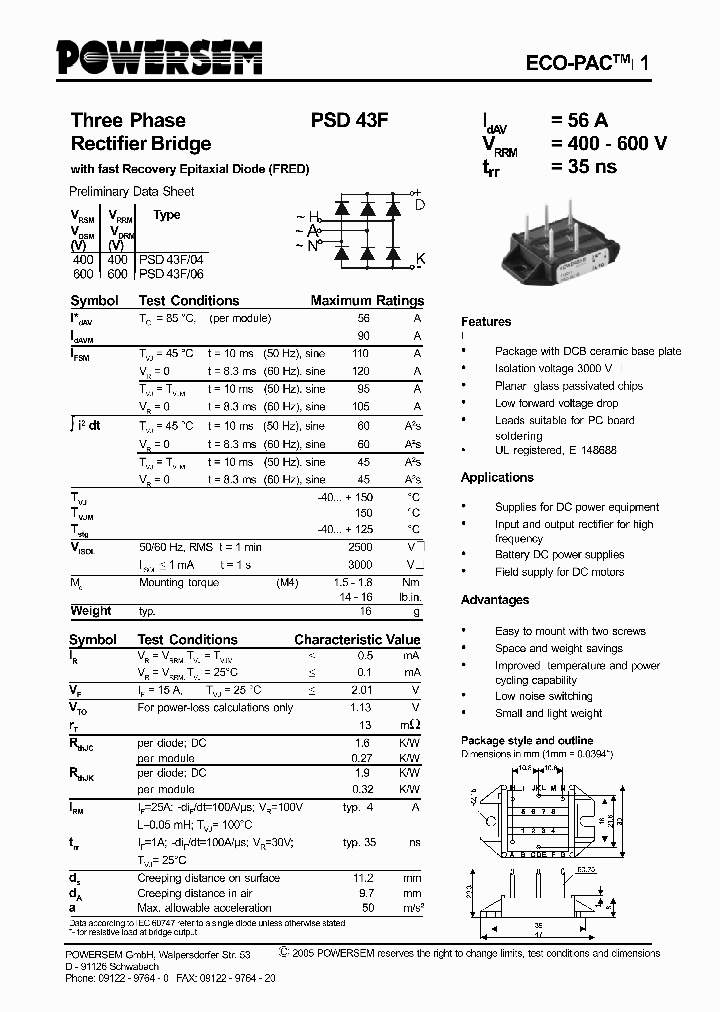 PSD43F-06_112706.PDF Datasheet