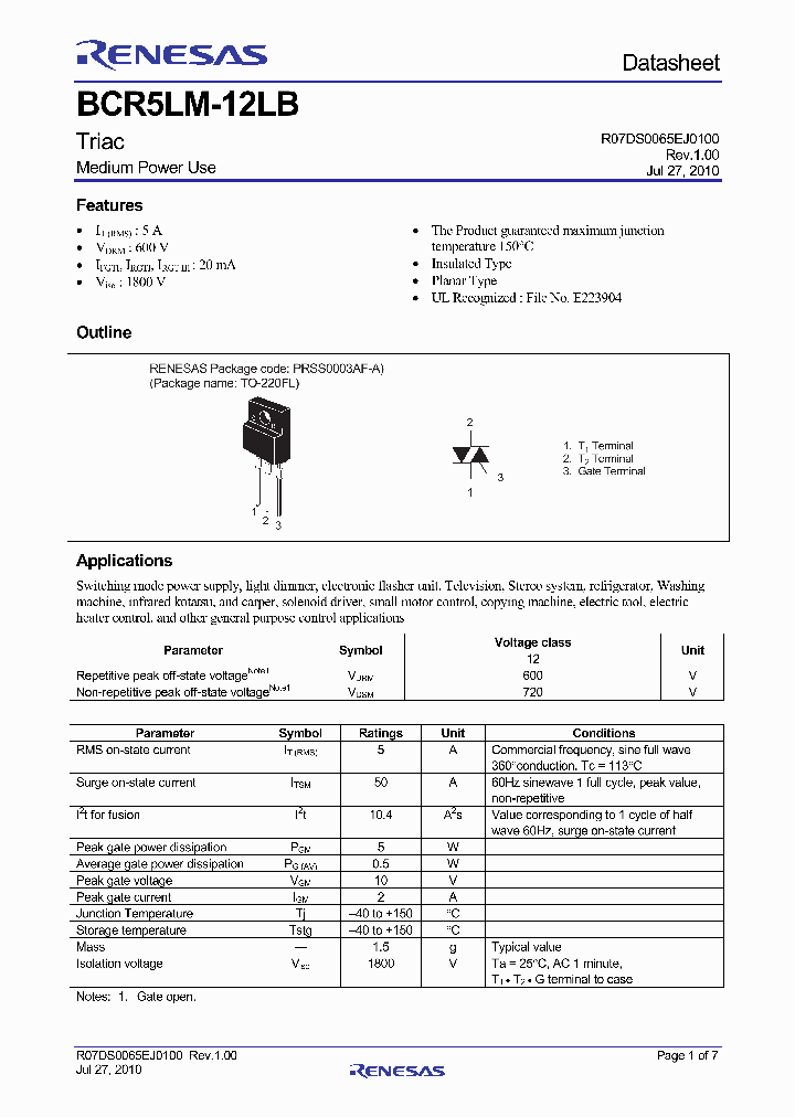 BCR5LM-12LB_113300.PDF Datasheet
