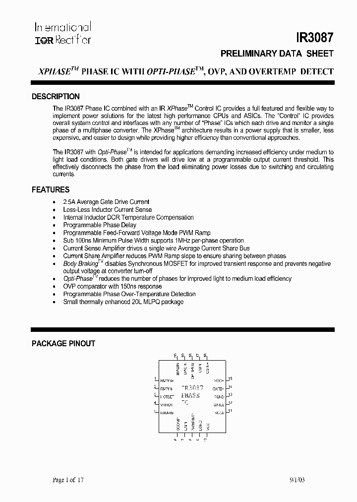 IR3087_111520.PDF Datasheet