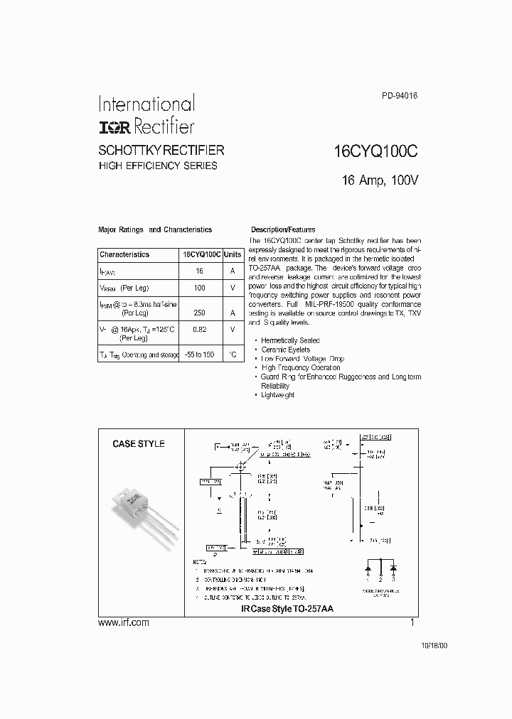 16CYQ100C_111641.PDF Datasheet