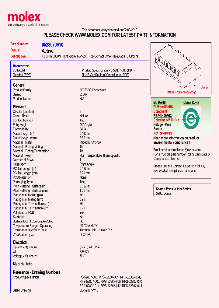 52807-0610_100902.PDF Datasheet