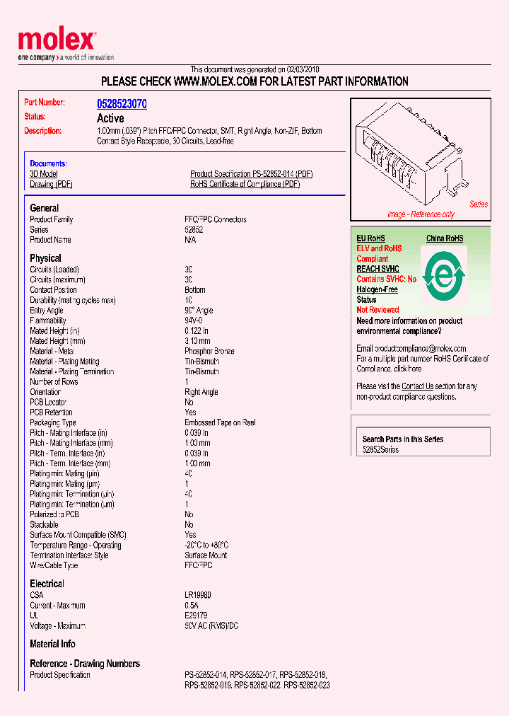 52852-3070_100928.PDF Datasheet