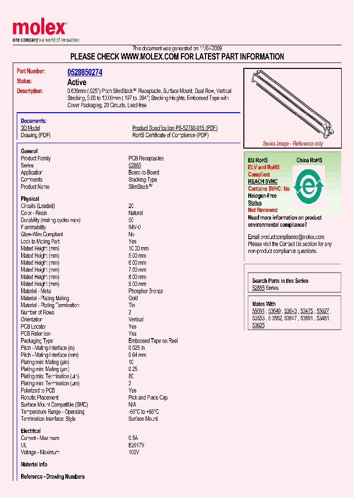 52885-0274_100939.PDF Datasheet
