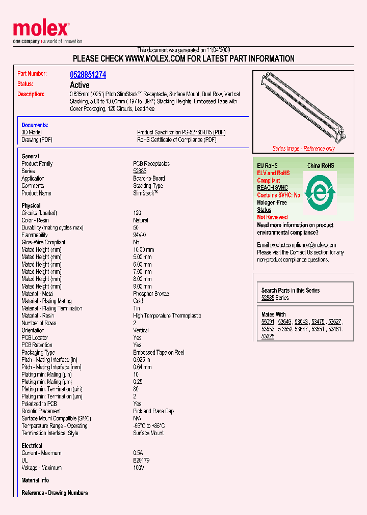 52885-1274_100945.PDF Datasheet
