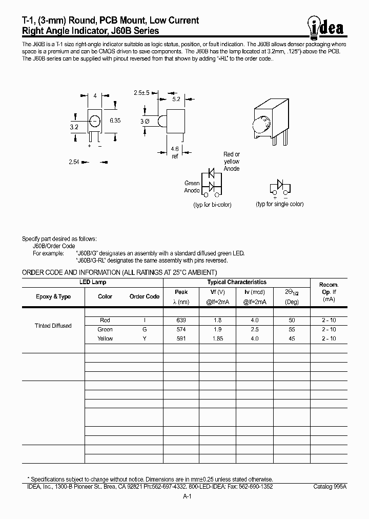 J60B-RL_101441.PDF Datasheet