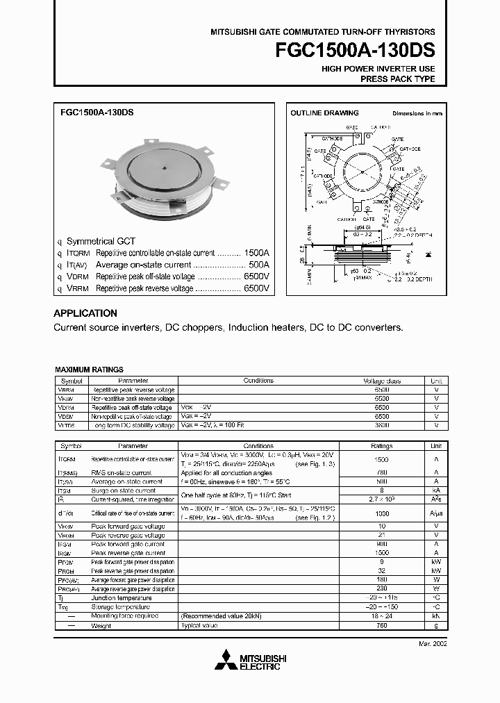 FGC1500A-130DS_121467.PDF Datasheet
