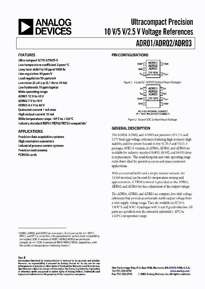 ADR01_123509.PDF Datasheet
