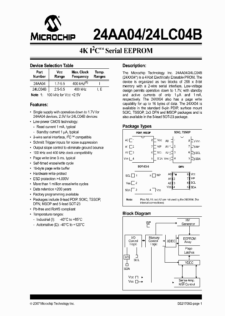 24AA04T-IMC_127413.PDF Datasheet