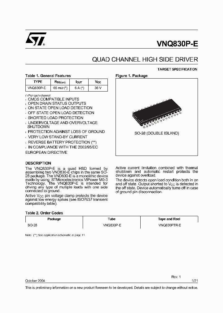 VNQ830P-E_131211.PDF Datasheet