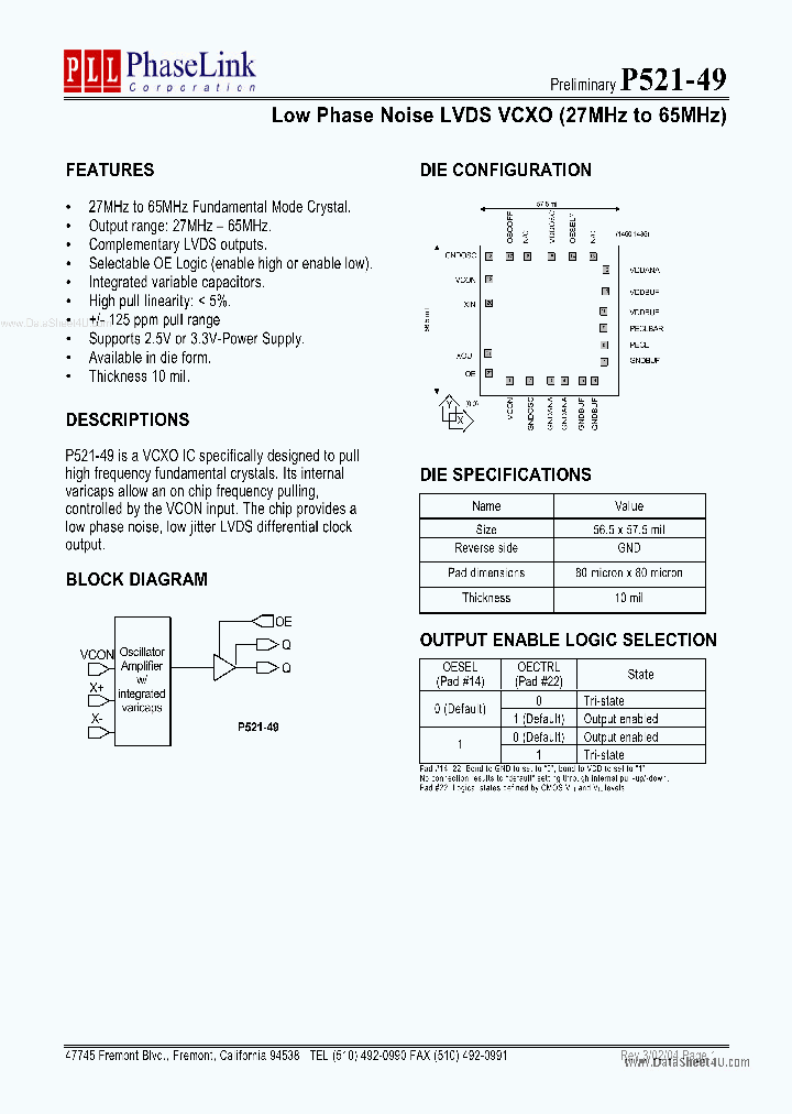 P521-49_133262.PDF Datasheet