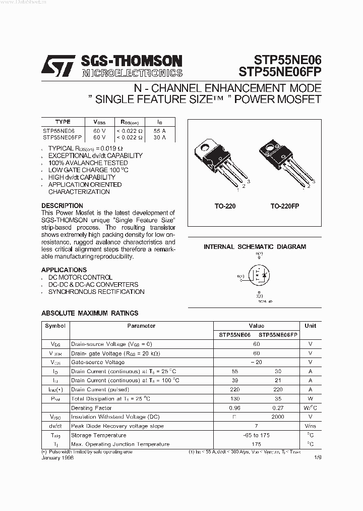 P55NE06_133270.PDF Datasheet