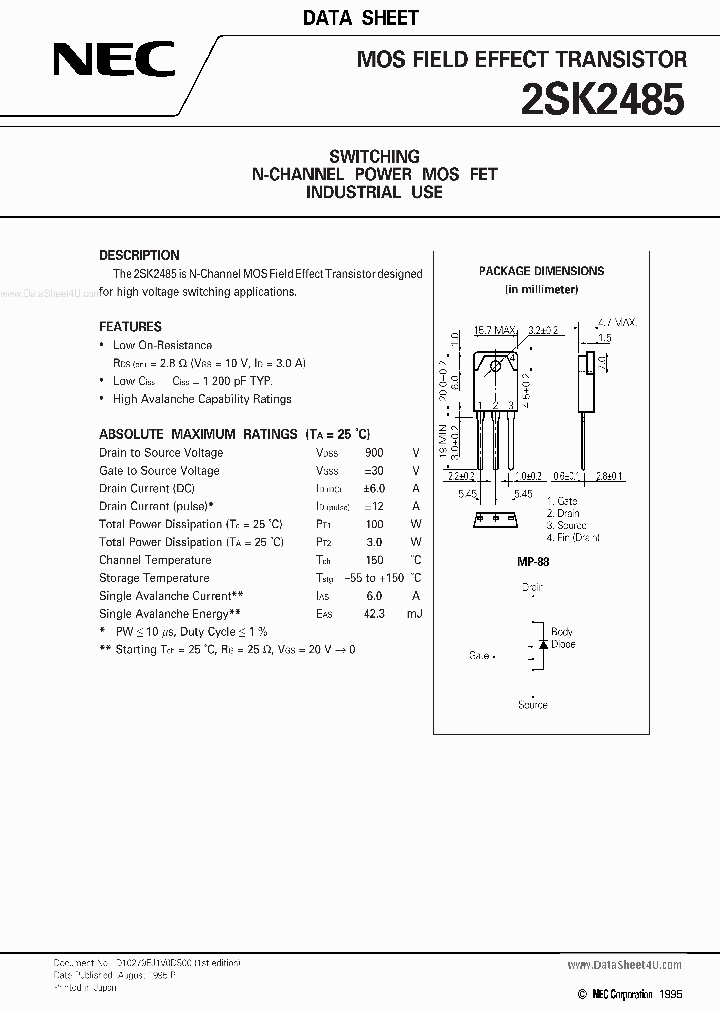 K2485_133472.PDF Datasheet