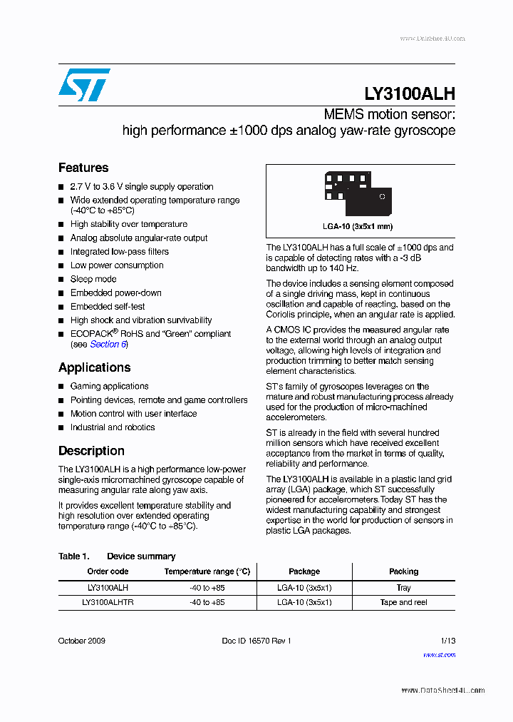 LY3100ALH_133586.PDF Datasheet