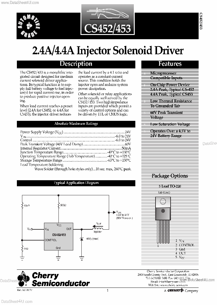 CS452_133660.PDF Datasheet
