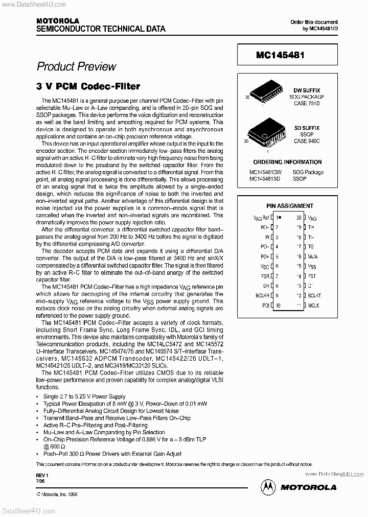 MC145481_134028.PDF Datasheet