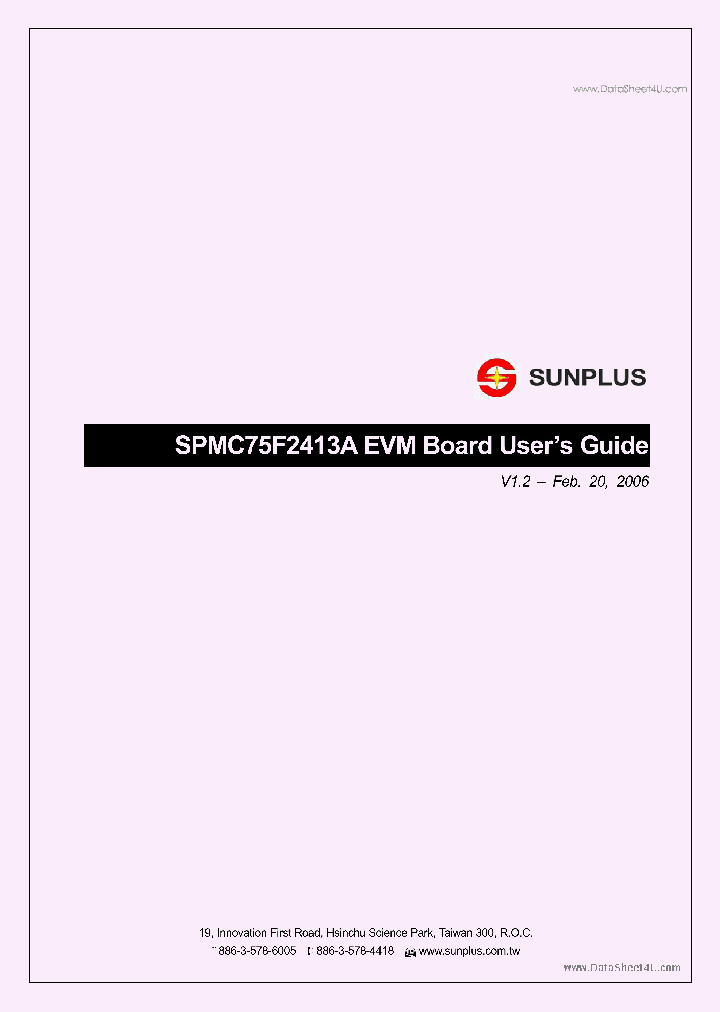 SPMC75F2413A_134123.PDF Datasheet