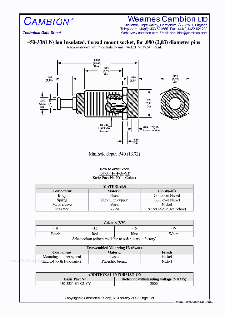 450-3381_134214.PDF Datasheet