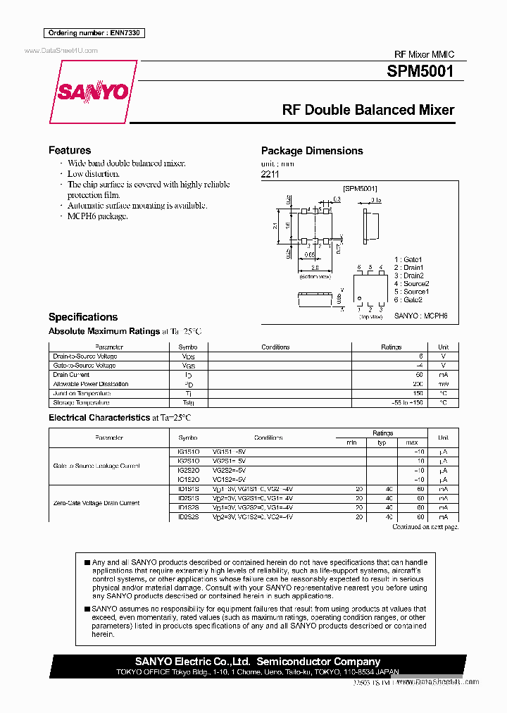 SPM5001_134119.PDF Datasheet