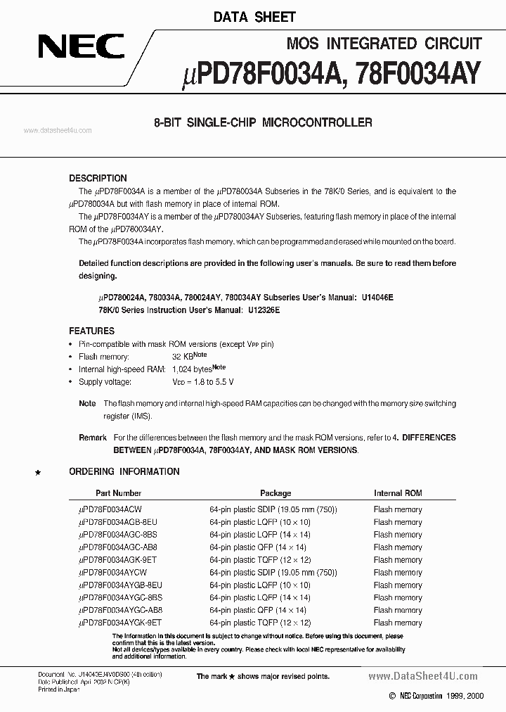 UPD78F0034A_134429.PDF Datasheet