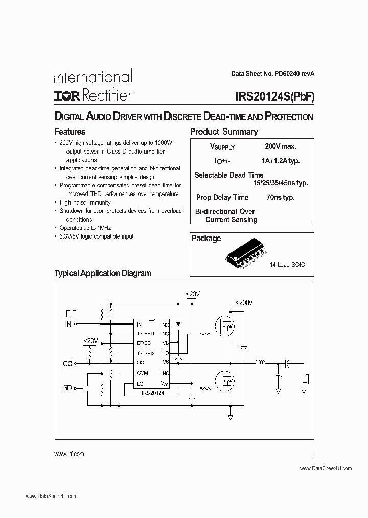 IRS20124SPBF_134340.PDF Datasheet