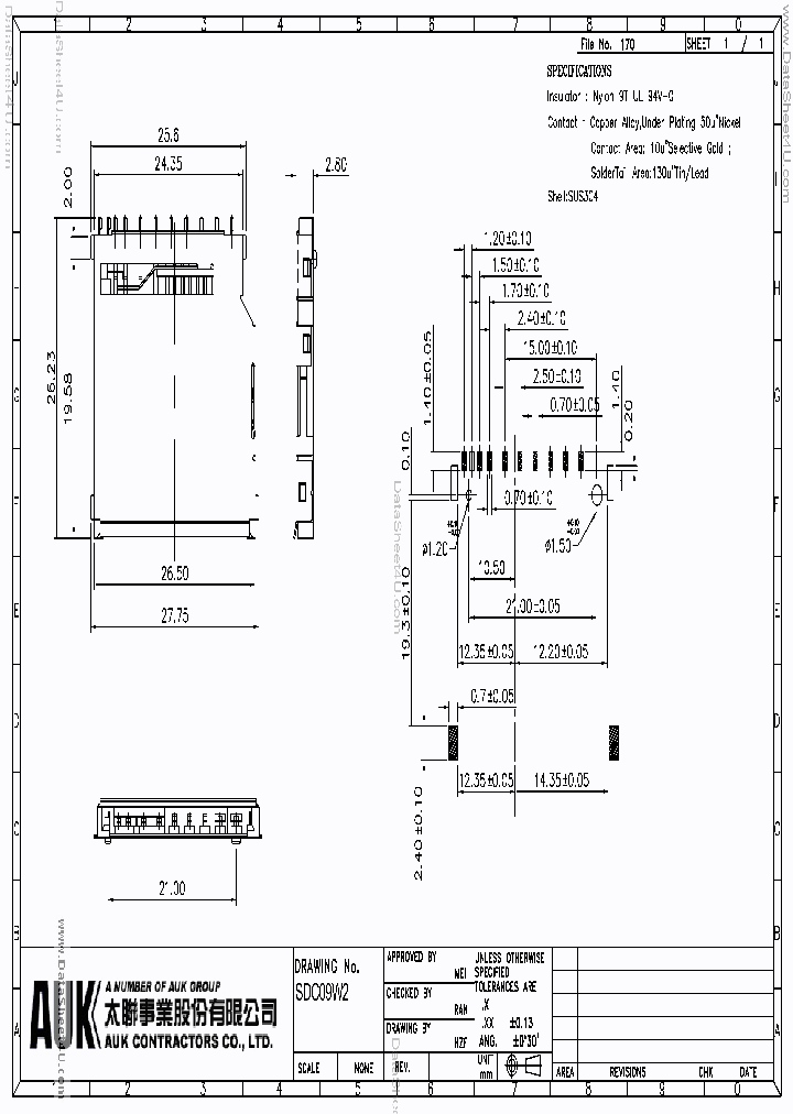 SDC09W2_134467.PDF Datasheet