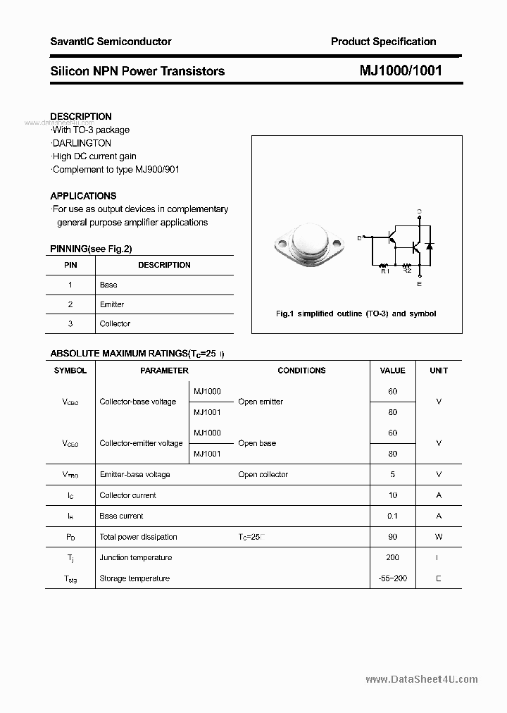 MJ1000_135241.PDF Datasheet