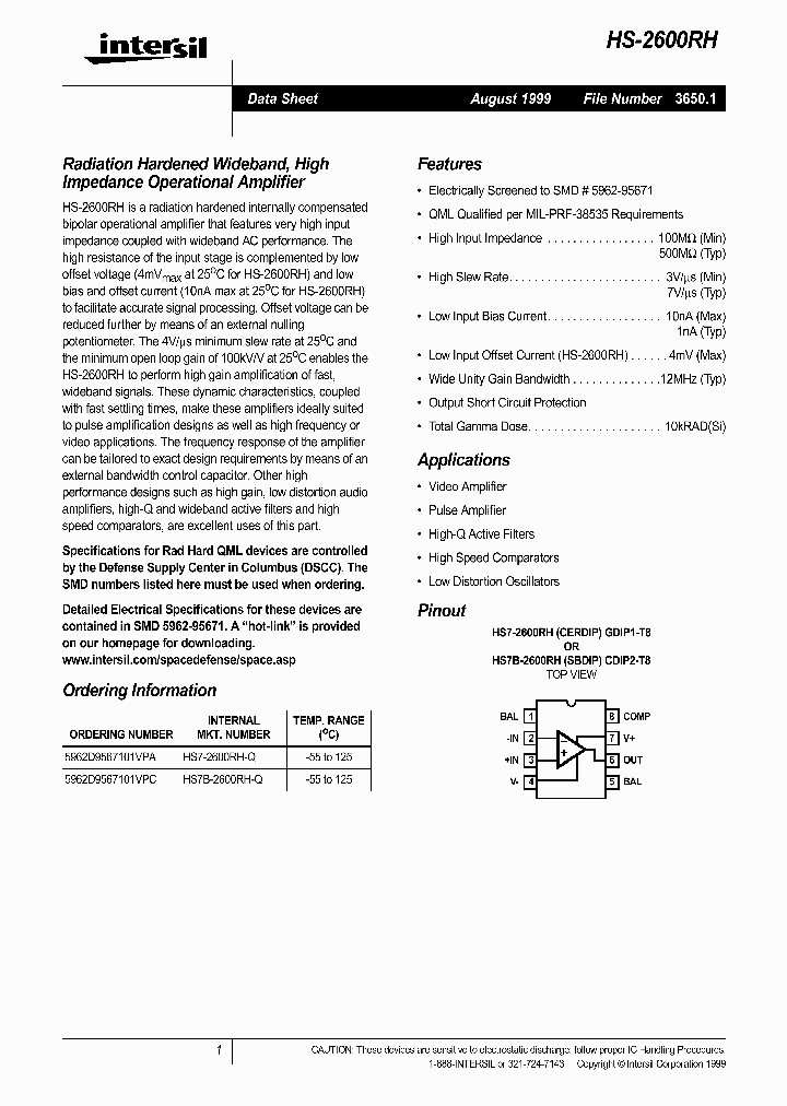 HS-2600RH_135530.PDF Datasheet
