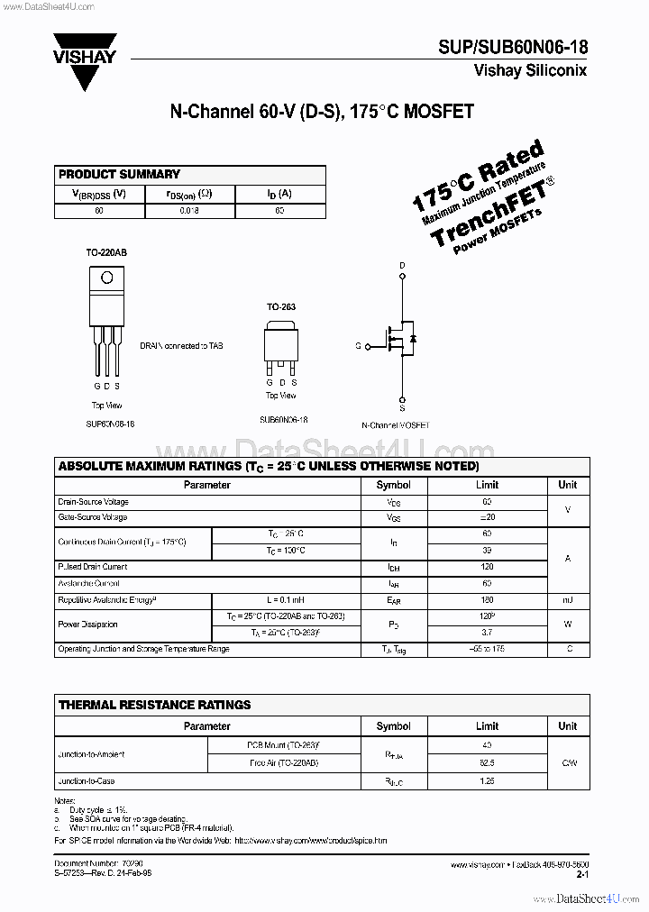 SUB60N06-18_136018.PDF Datasheet