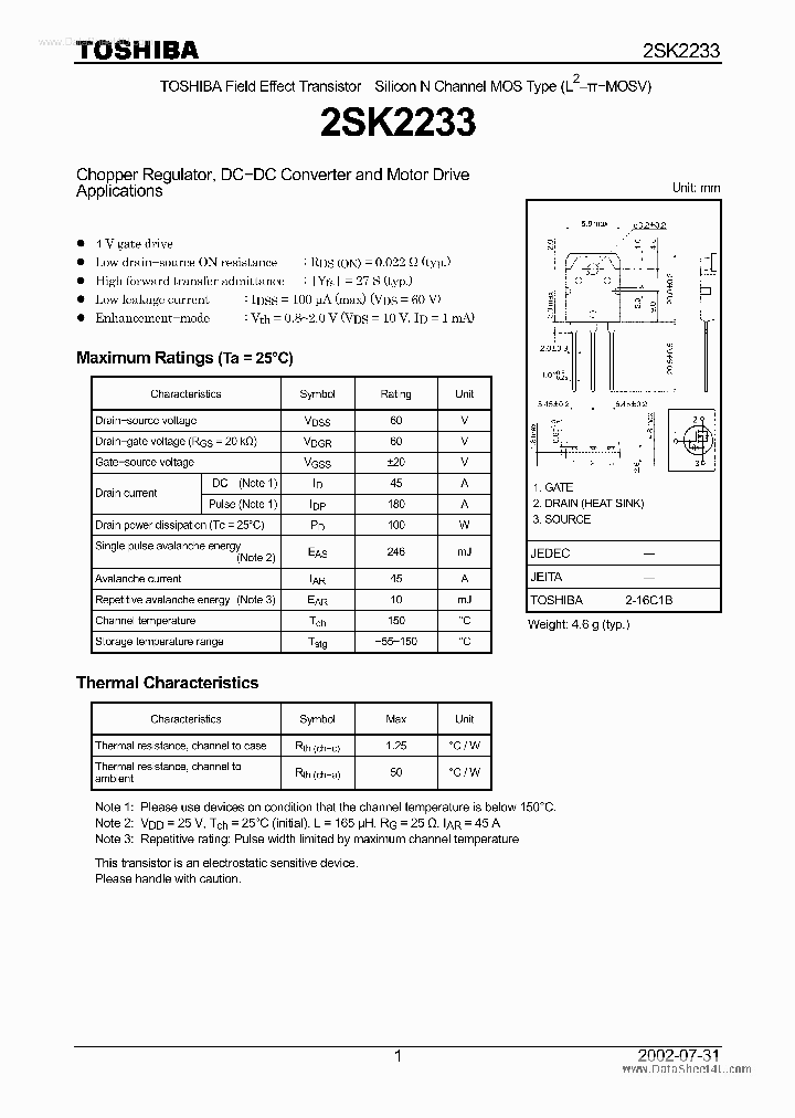 K2233_138193.PDF Datasheet