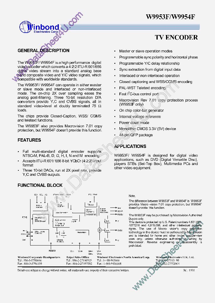 W9953F_138431.PDF Datasheet