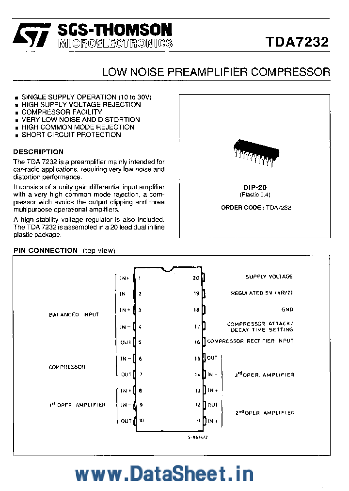 TDA7232_139347.PDF Datasheet