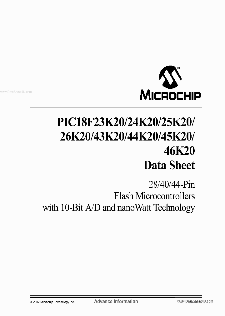 PIC18F26K20_139414.PDF Datasheet