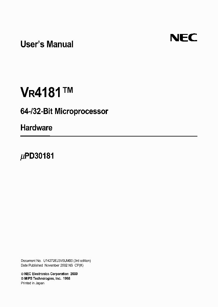 UPD30181_139353.PDF Datasheet