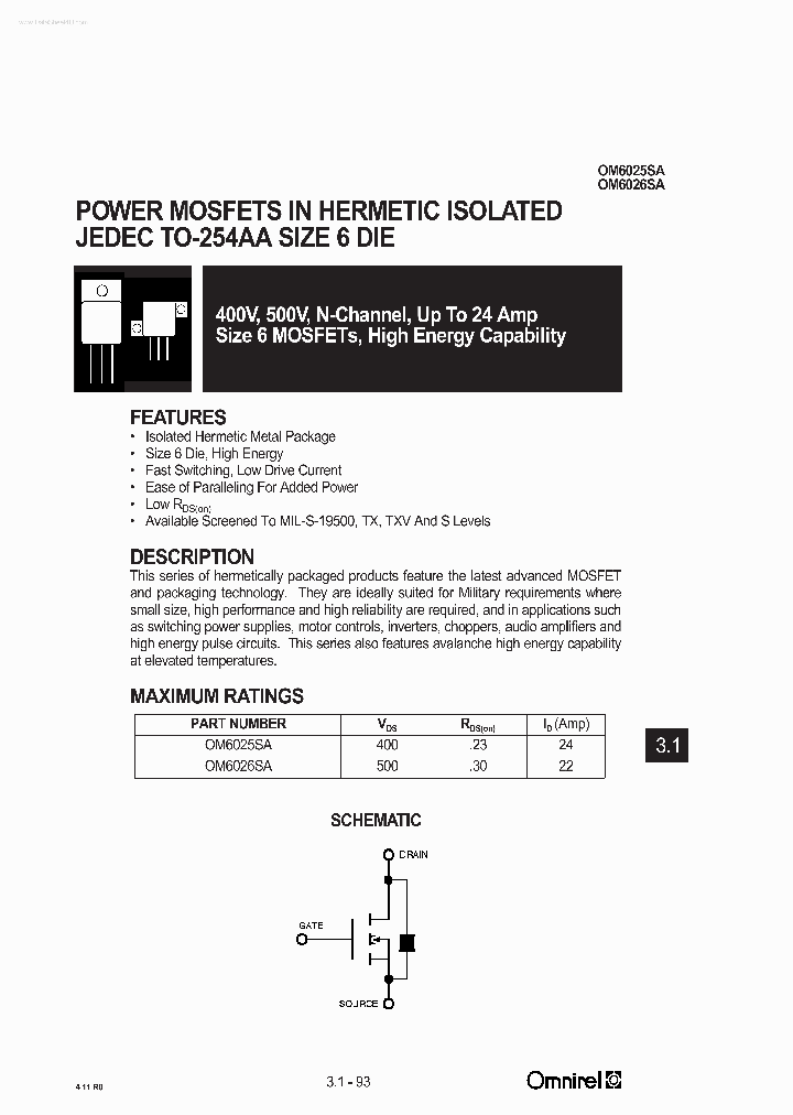 OM6025SA_139857.PDF Datasheet