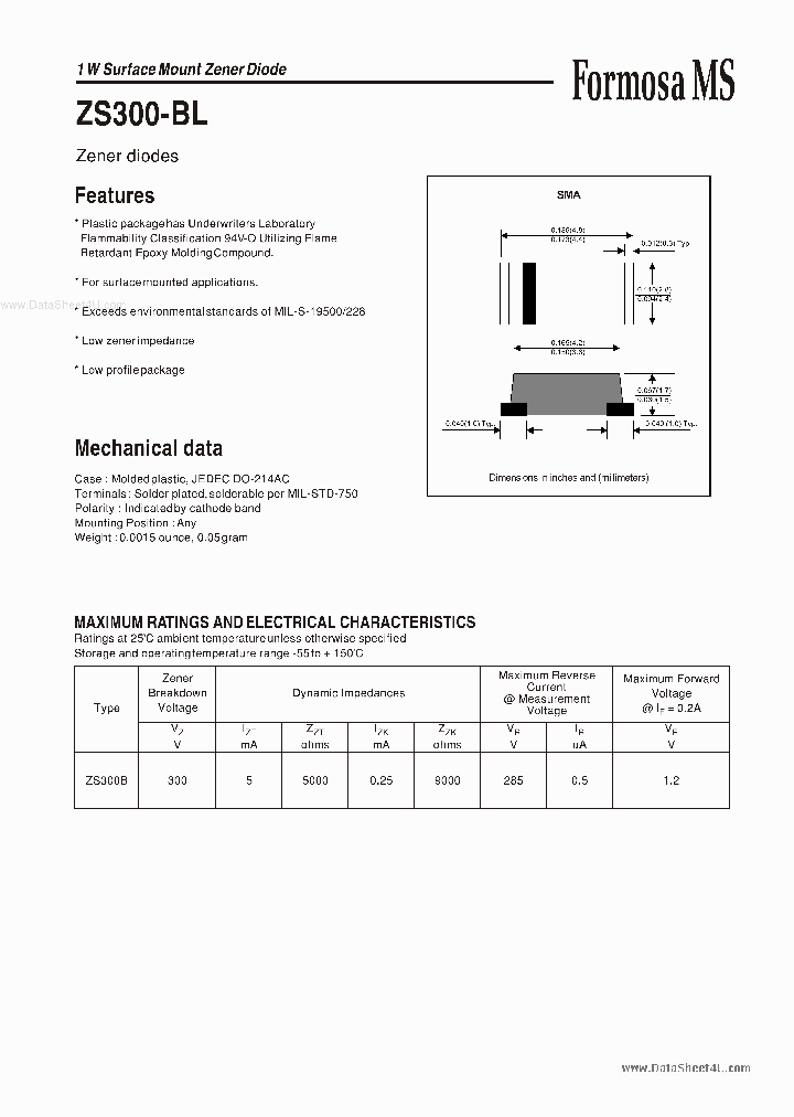 ZS300-BL_140432.PDF Datasheet