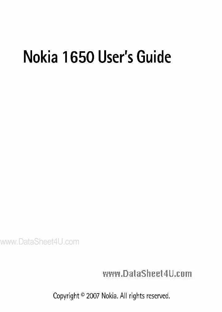 NOKIA1650_140542.PDF Datasheet