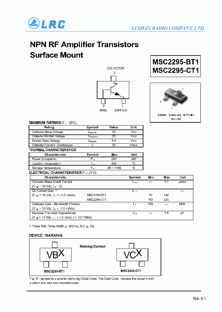 MSC2295-BT1_140745.PDF Datasheet