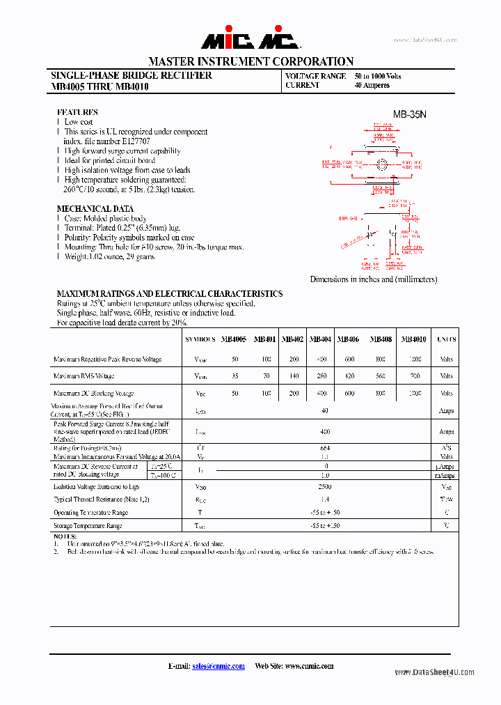 MB4005_141064.PDF Datasheet