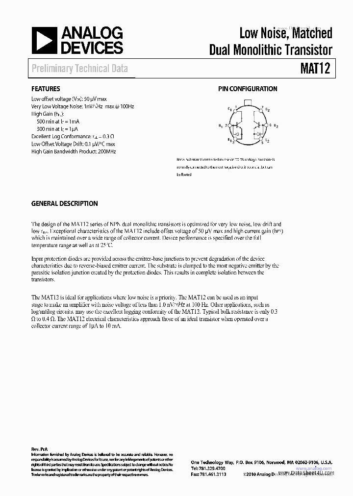 MAT12_142116.PDF Datasheet