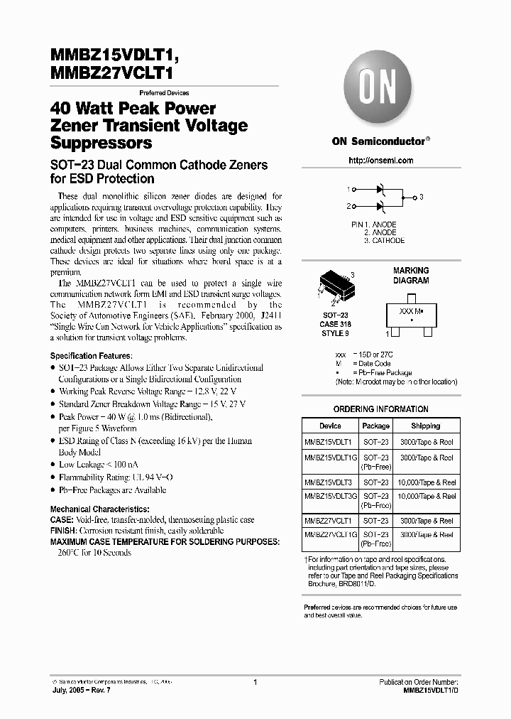 MMBZ15VDLT1_142082.PDF Datasheet
